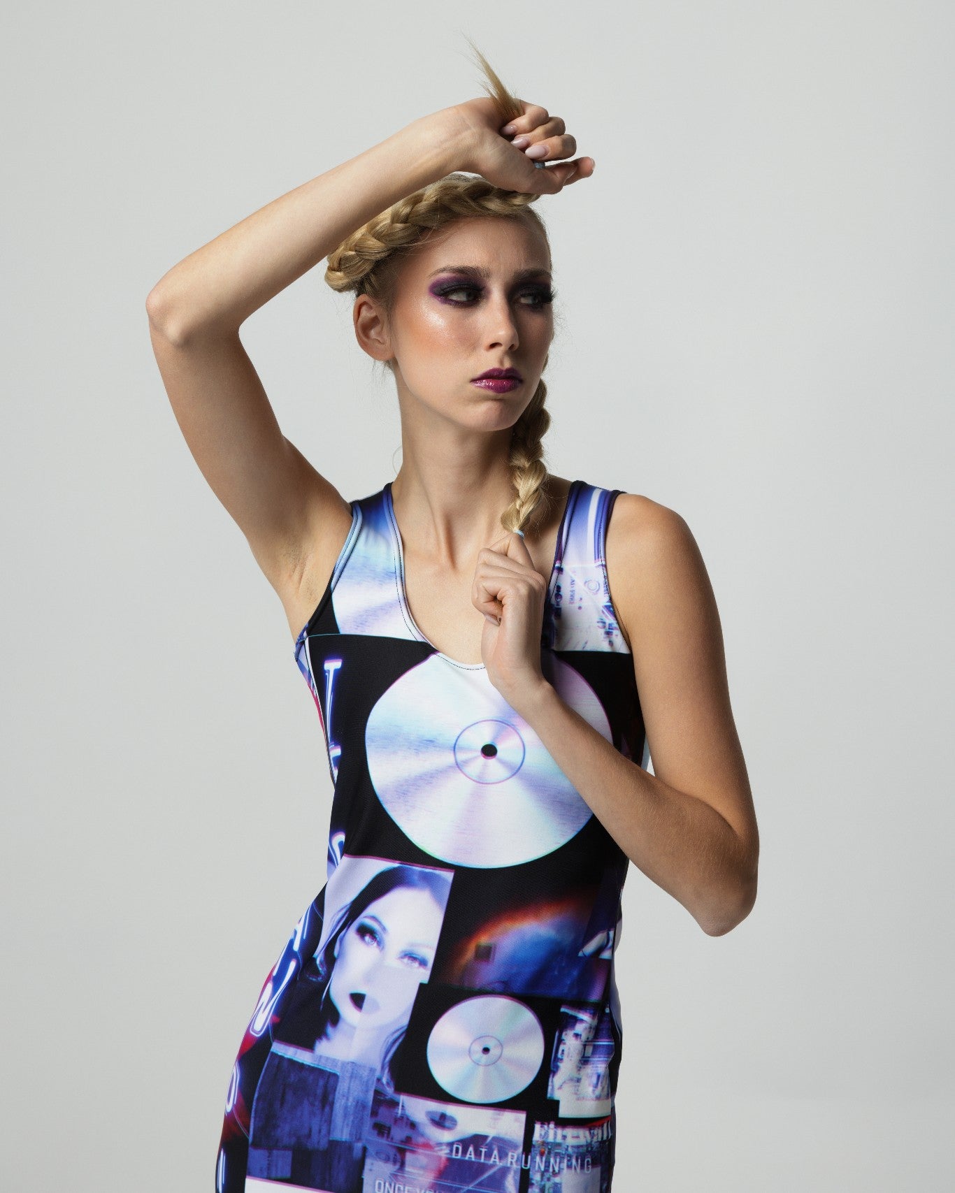 Data Running Bodycon Dress