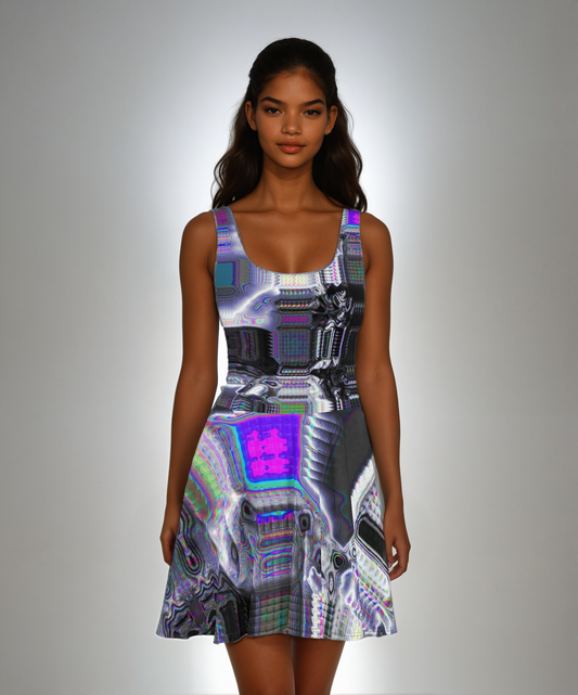 Cybernetic Revolt Skater Dress
