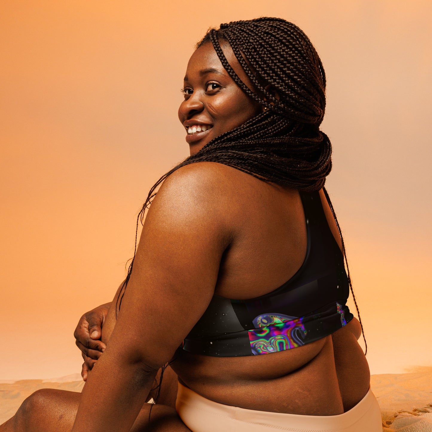 Mushroom Longline sports bra