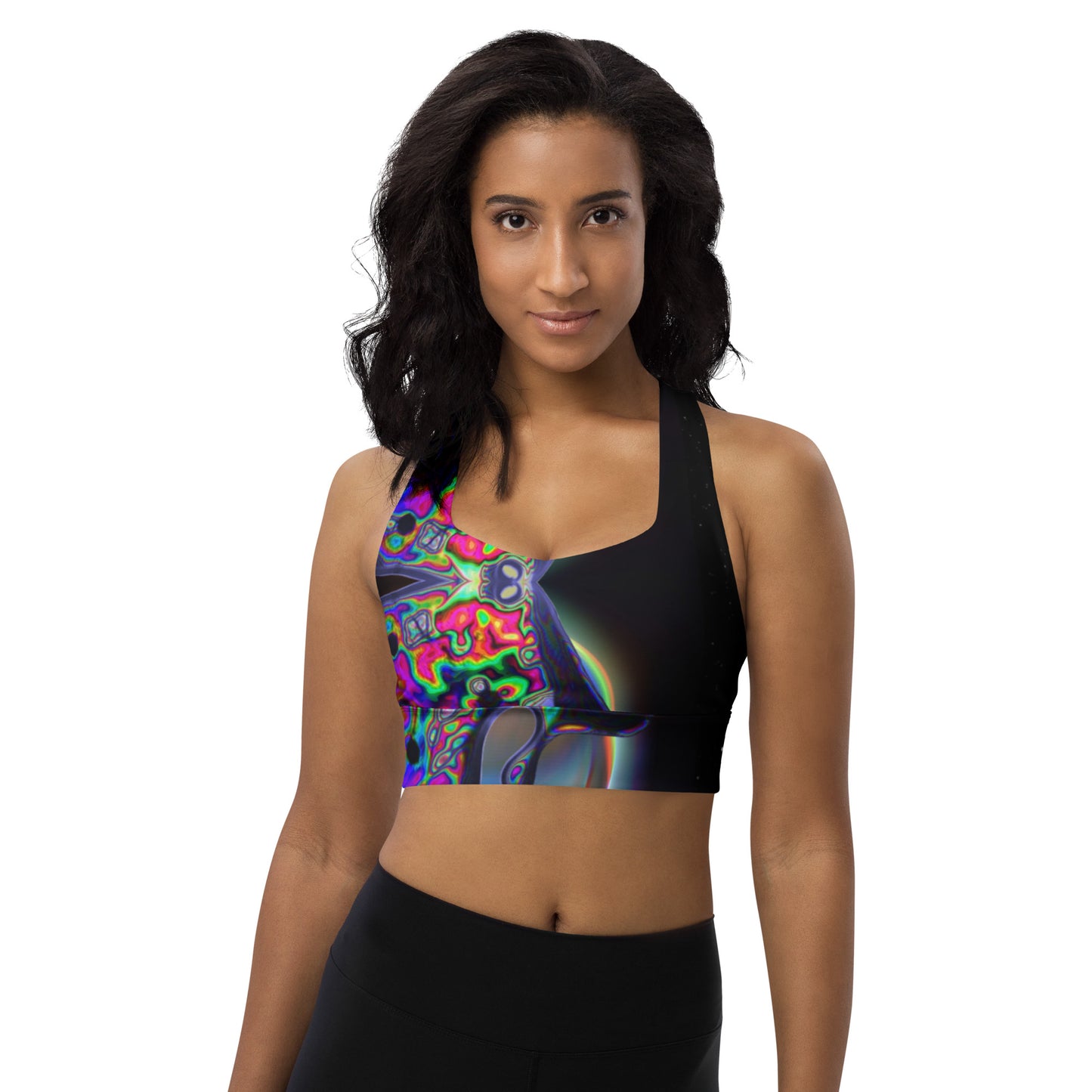 Mushroom Longline sports bra
