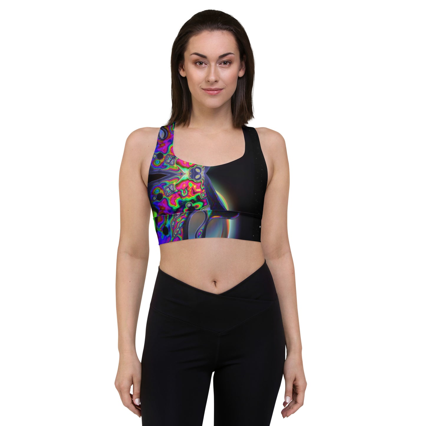Mushroom Longline sports bra