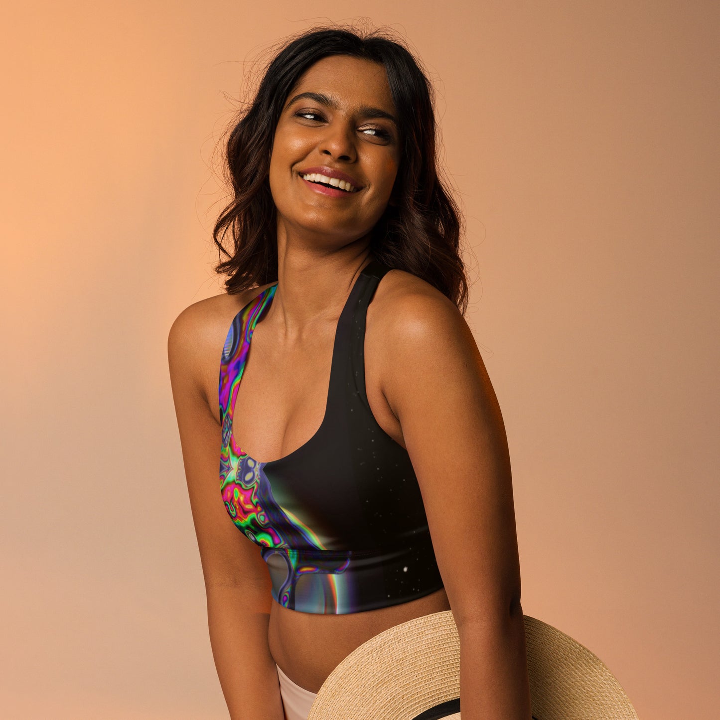 Mushroom Longline sports bra