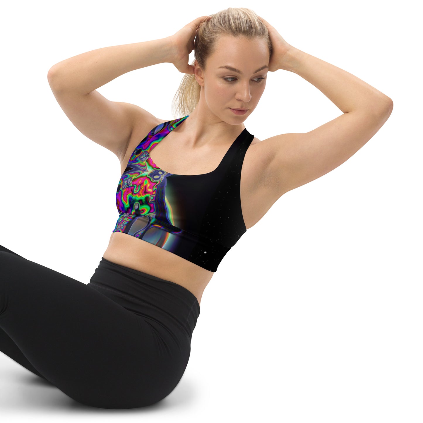 Mushroom Longline sports bra