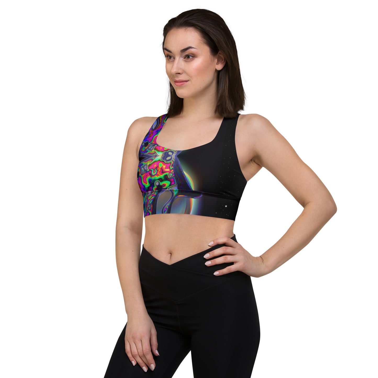 Mushroom Longline sports bra
