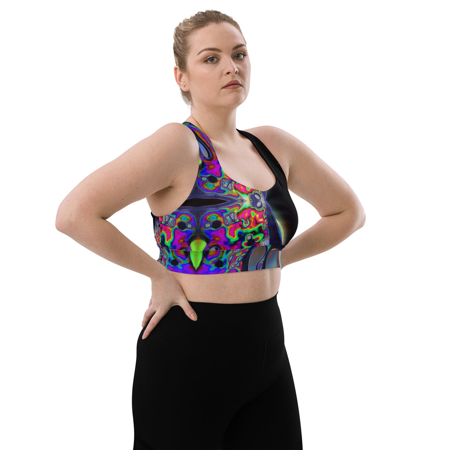 Mushroom Longline sports bra