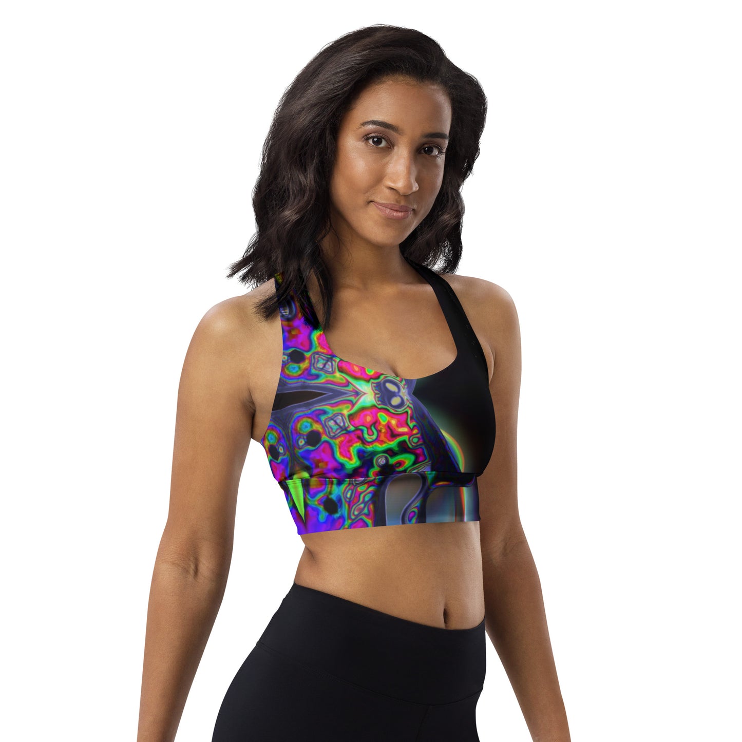 Mushroom Longline sports bra