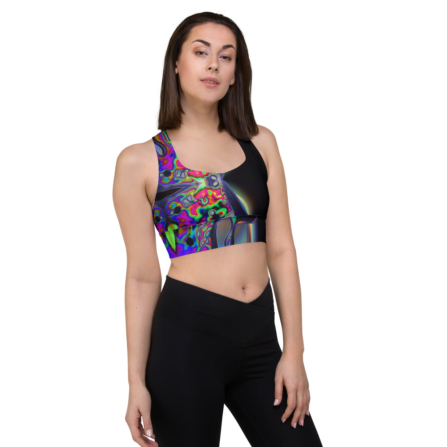 Mushroom Longline sports bra