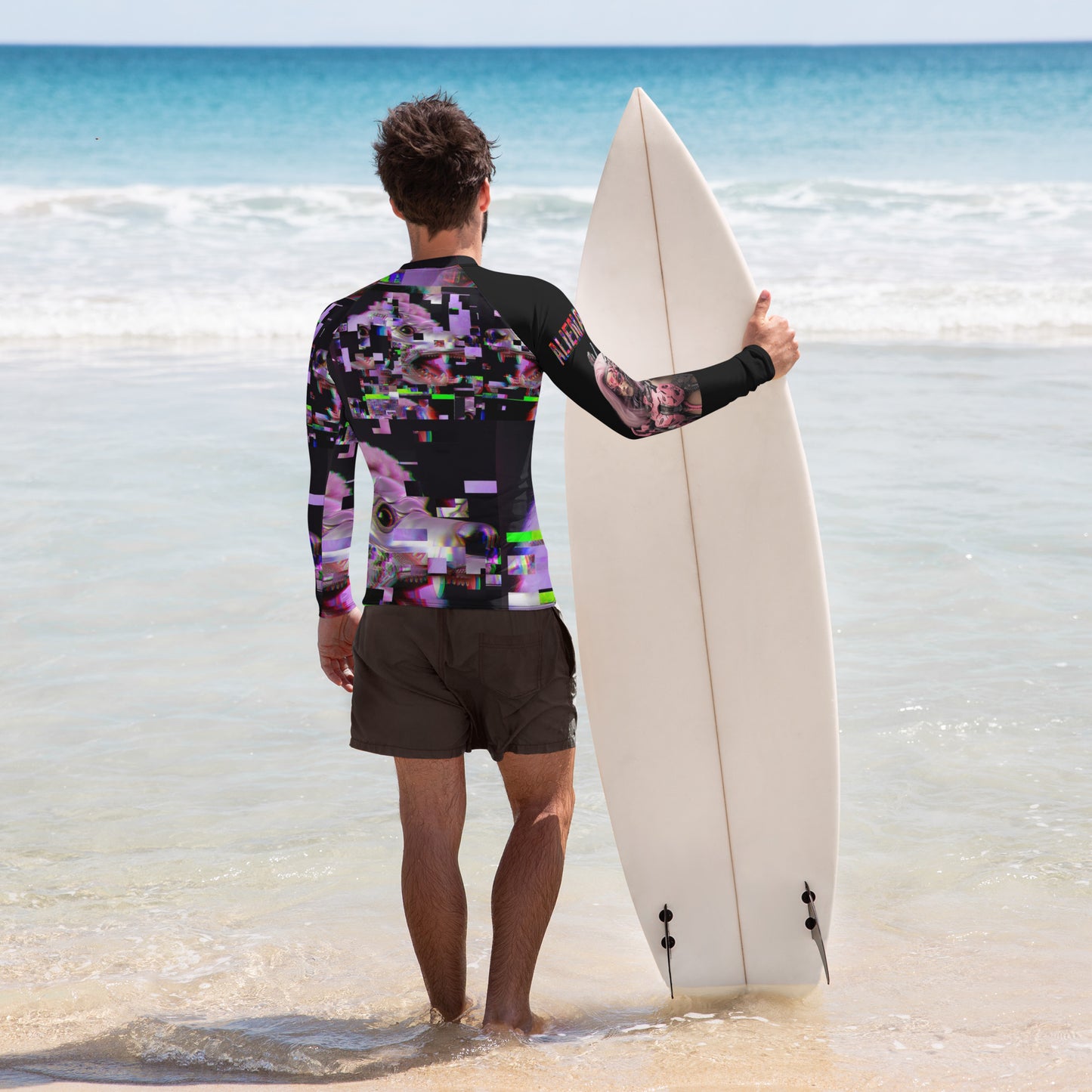 POODLE Alien Cyborg Men's Rash Guard