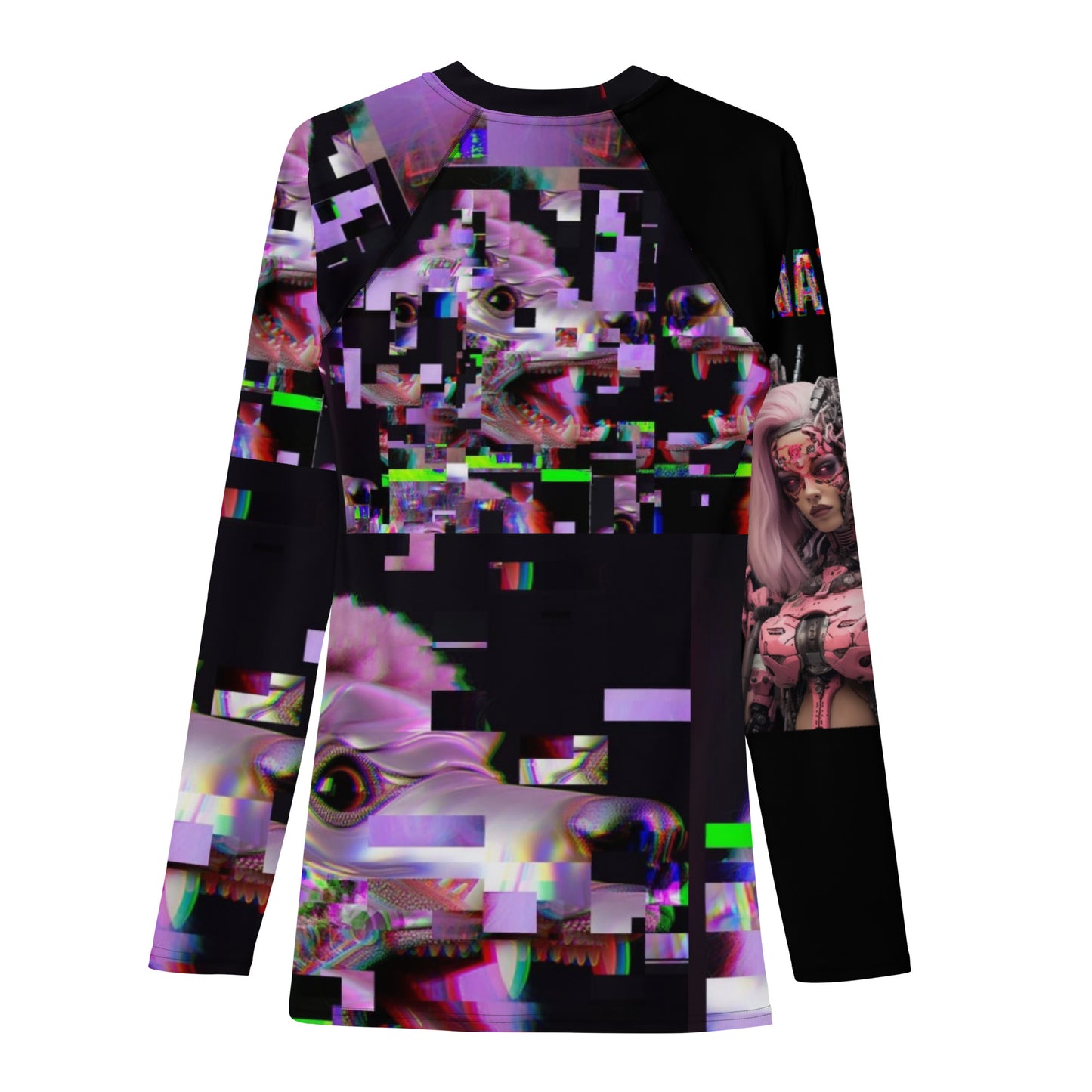 POODLE Alien Cyborg Men's Rash Guard