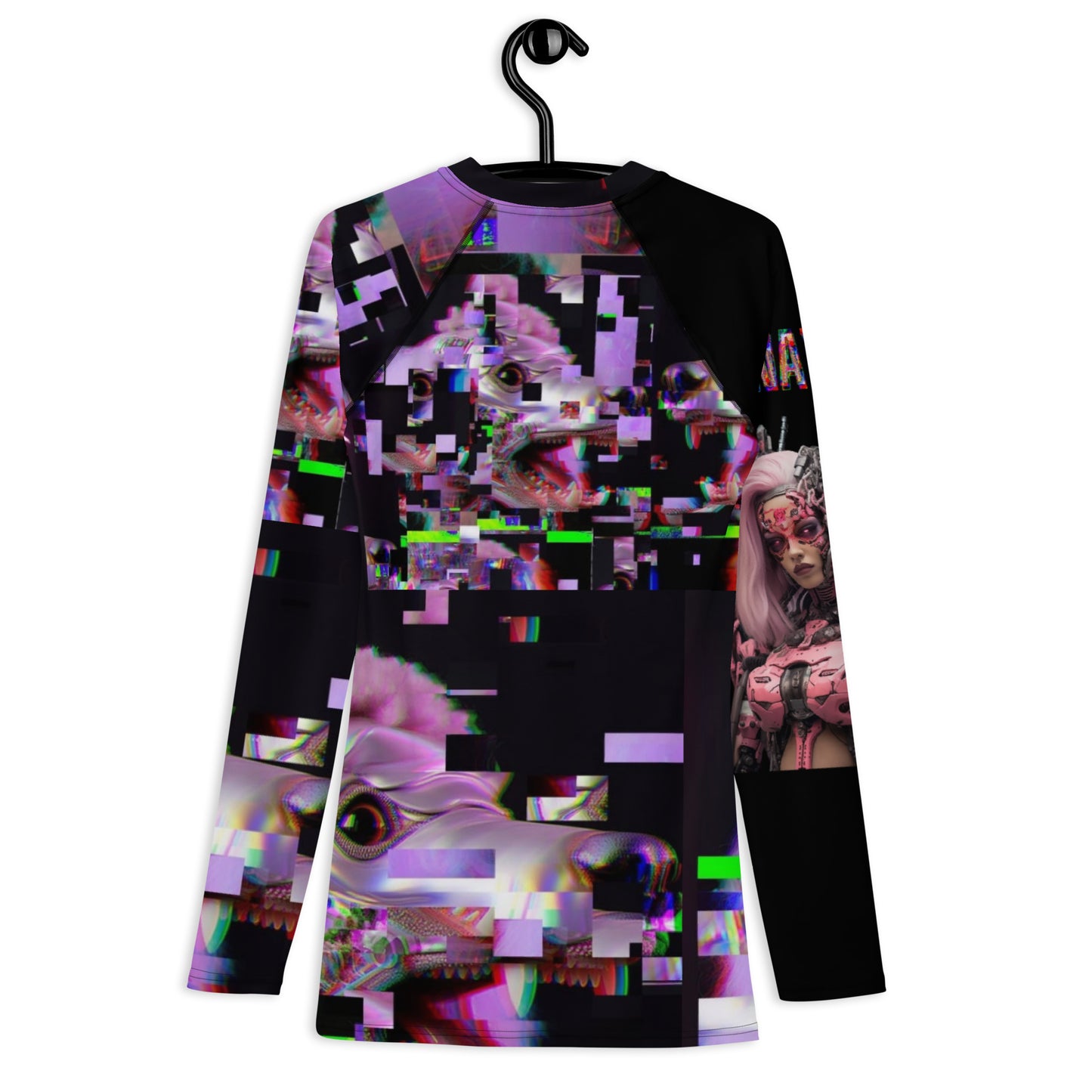 POODLE Alien Cyborg Men's Rash Guard
