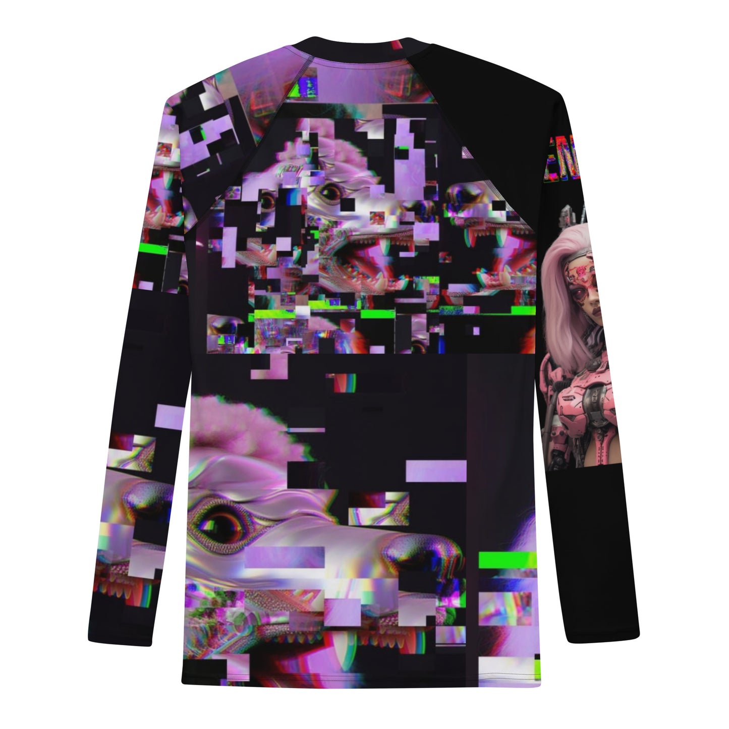 POODLE Alien Cyborg Men's Rash Guard