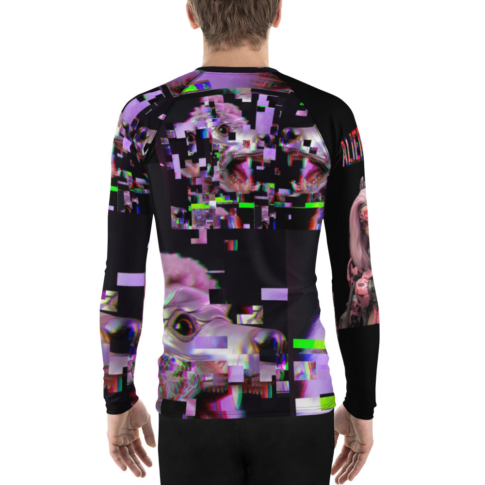 POODLE Alien Cyborg Men's Rash Guard