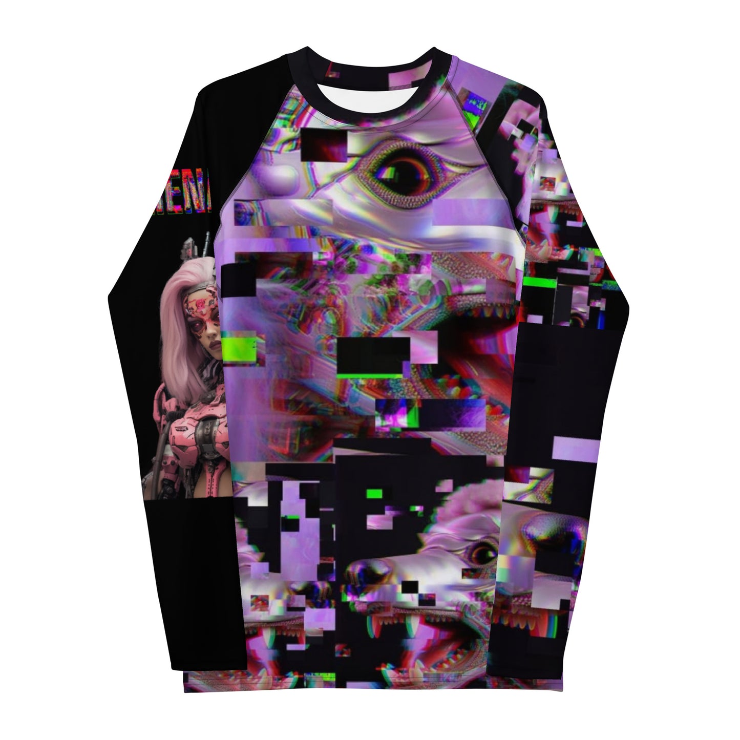 POODLE Alien Cyborg Men's Rash Guard