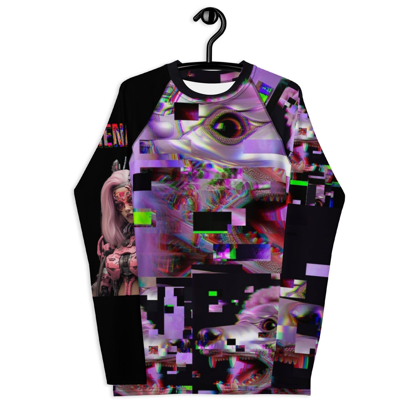 POODLE Alien Cyborg Men's Rash Guard