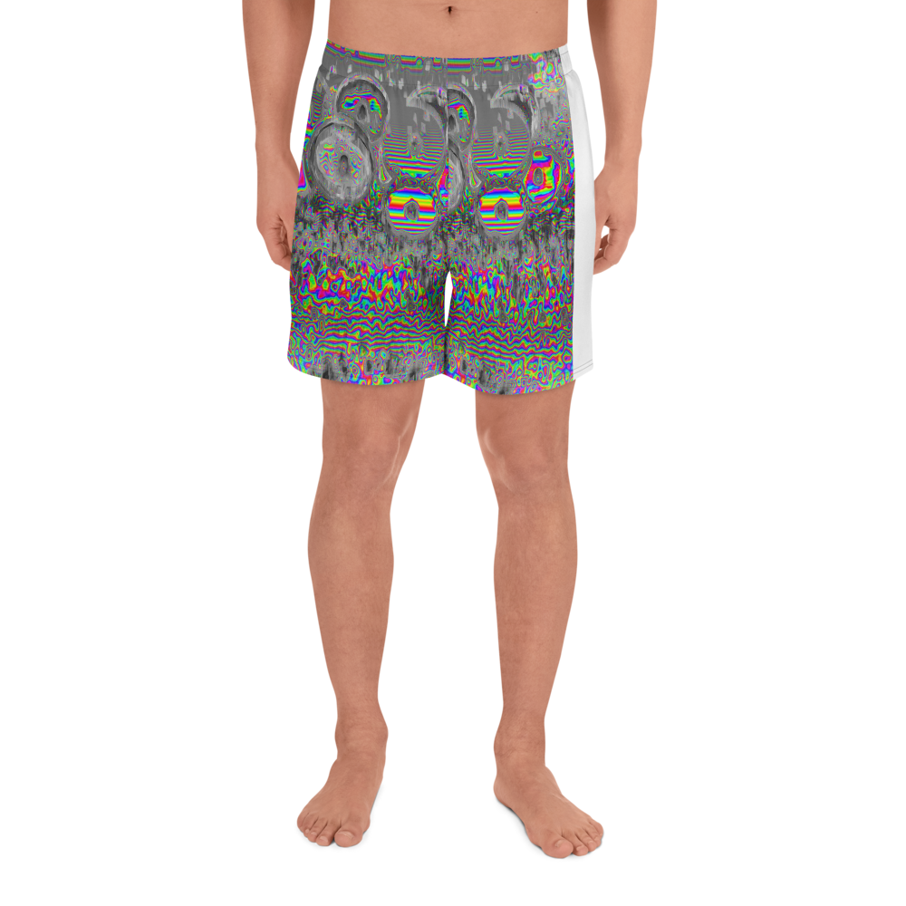 Space Donuts Men's Athletic Long Shorts