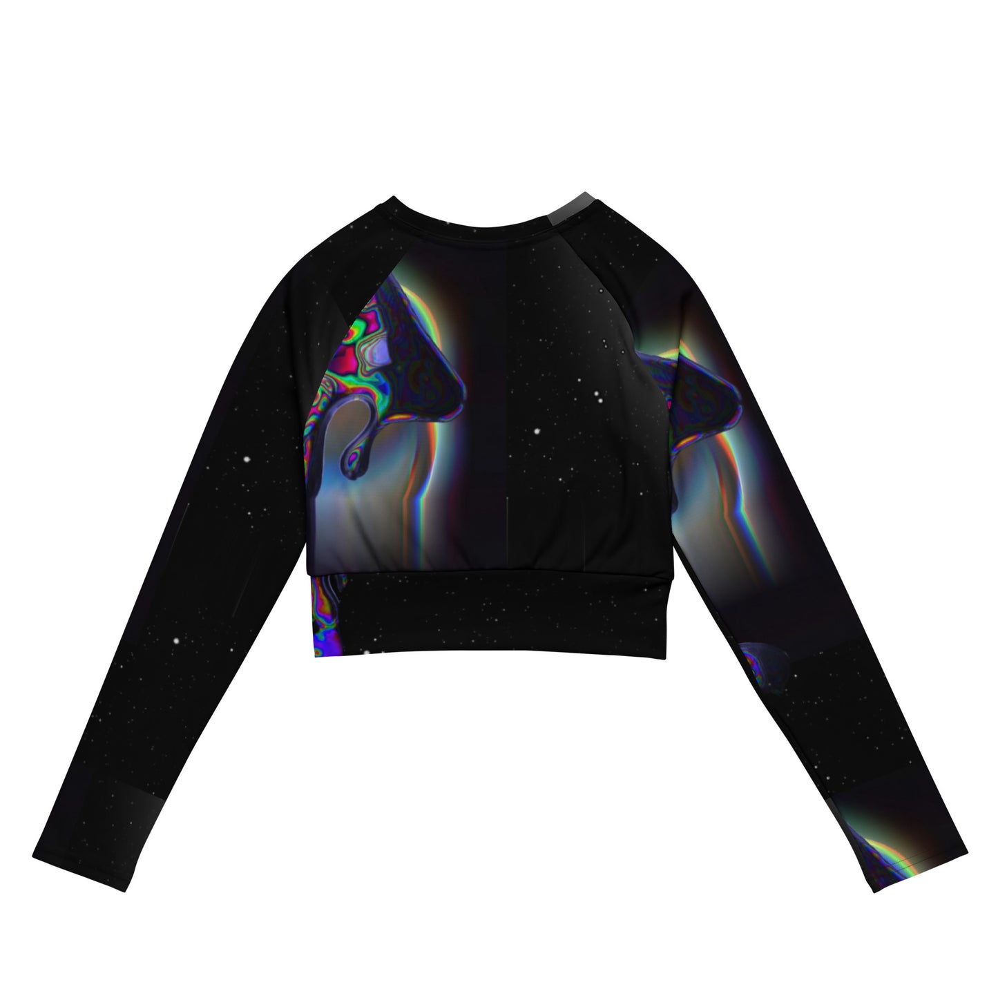 MUSHROOM long-sleeve crop top