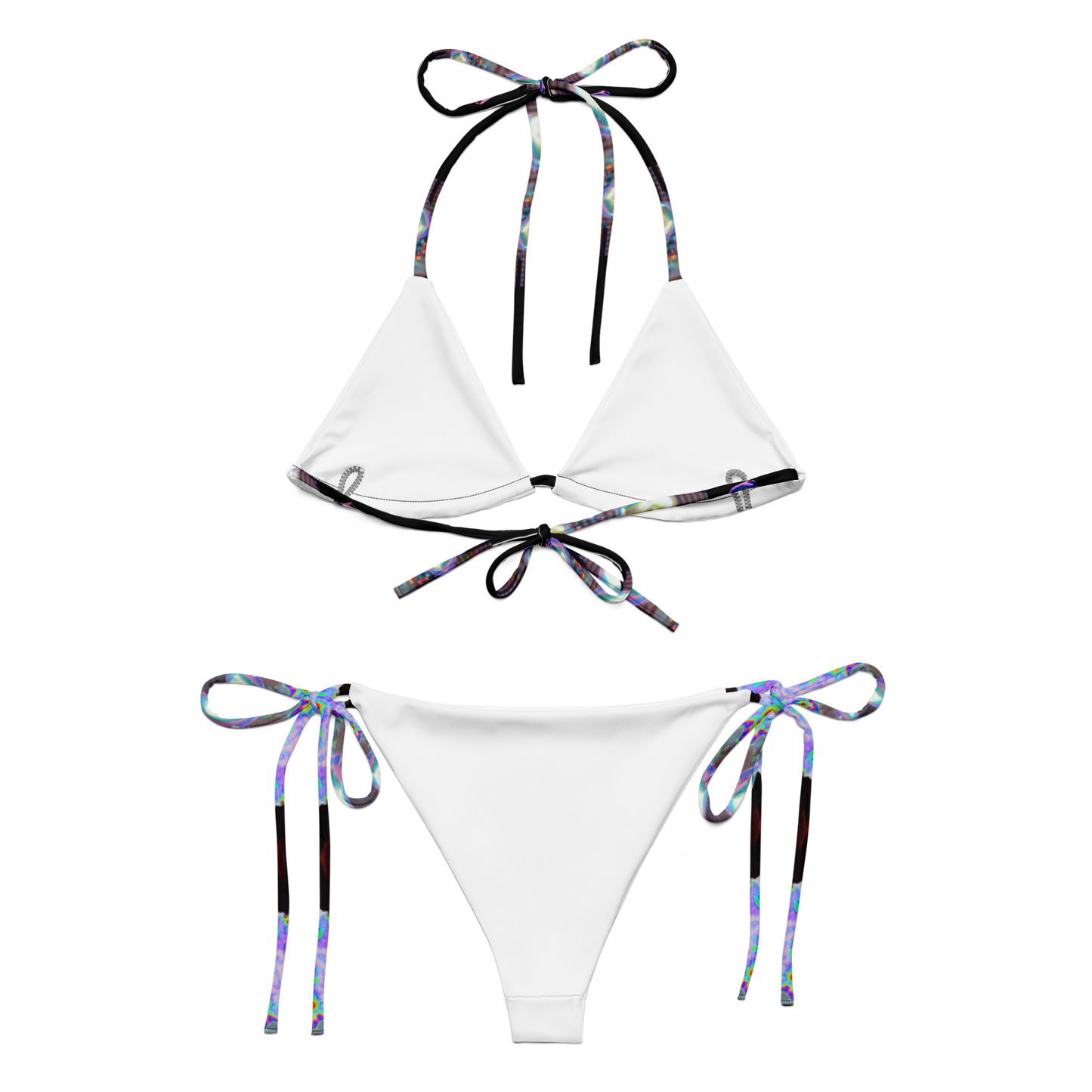 Wicked Games Neon Eros All-over print recycled string bikini