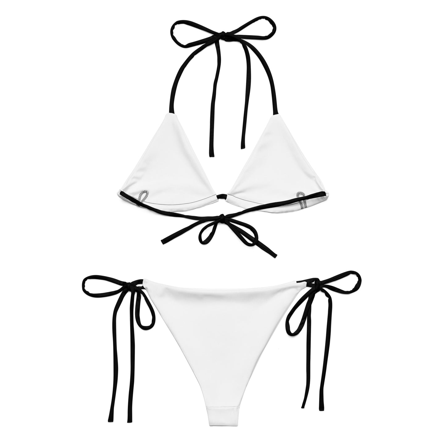 Space Donuts All-over print recycled string bikini