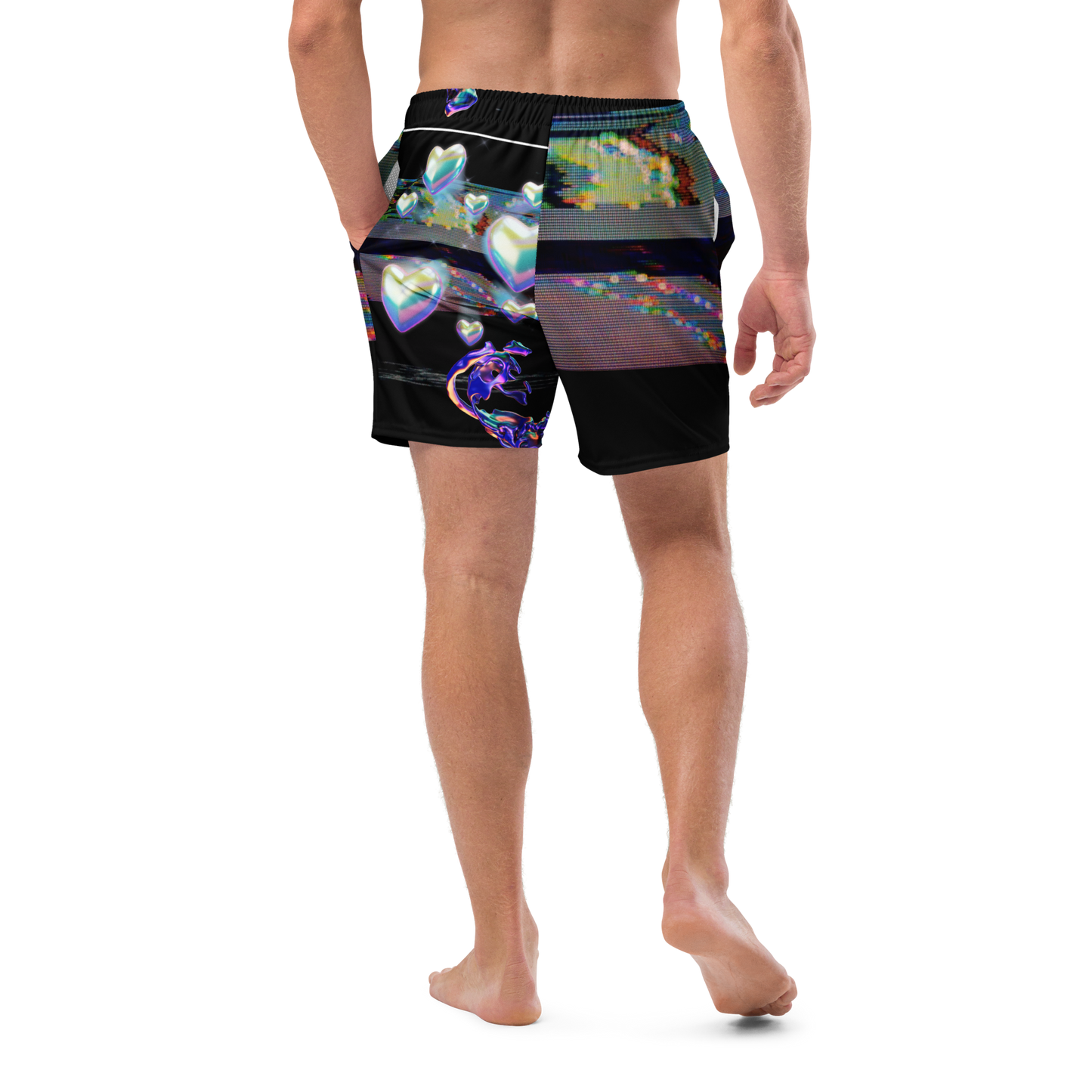 Wicked Games Neon Eros Men's Swim Trunks