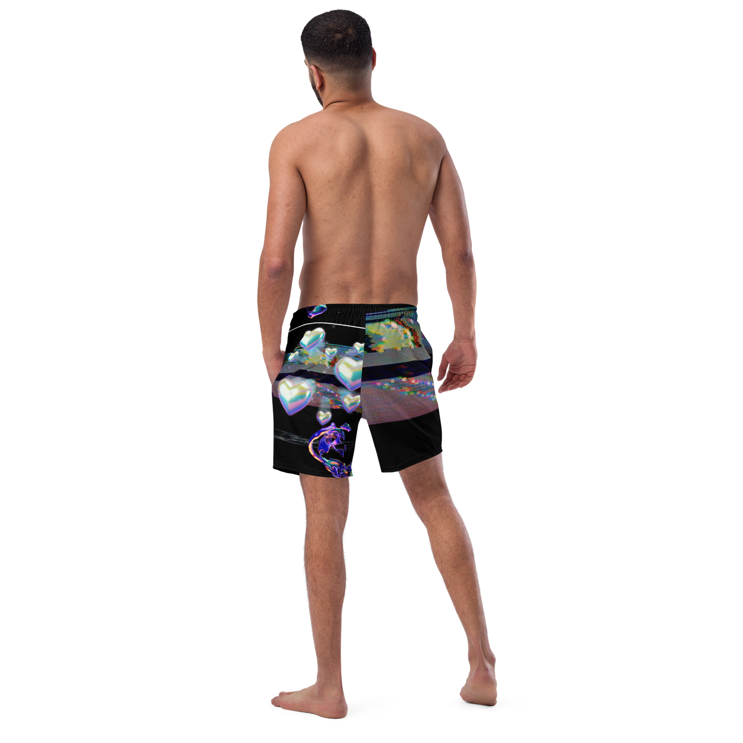Wicked Games Neon Eros Men's Swim Trunks