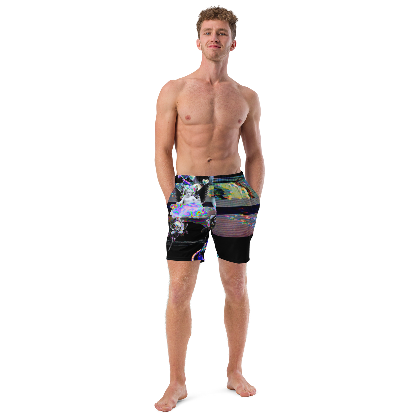 Wicked Games Neon Eros Men's Swim Trunks