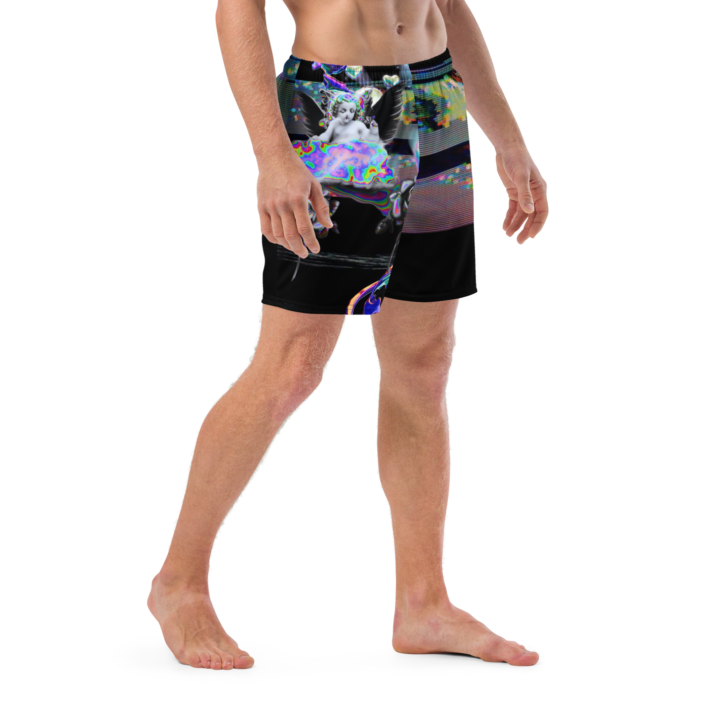 Wicked Games Neon Eros Men's Swim Trunks