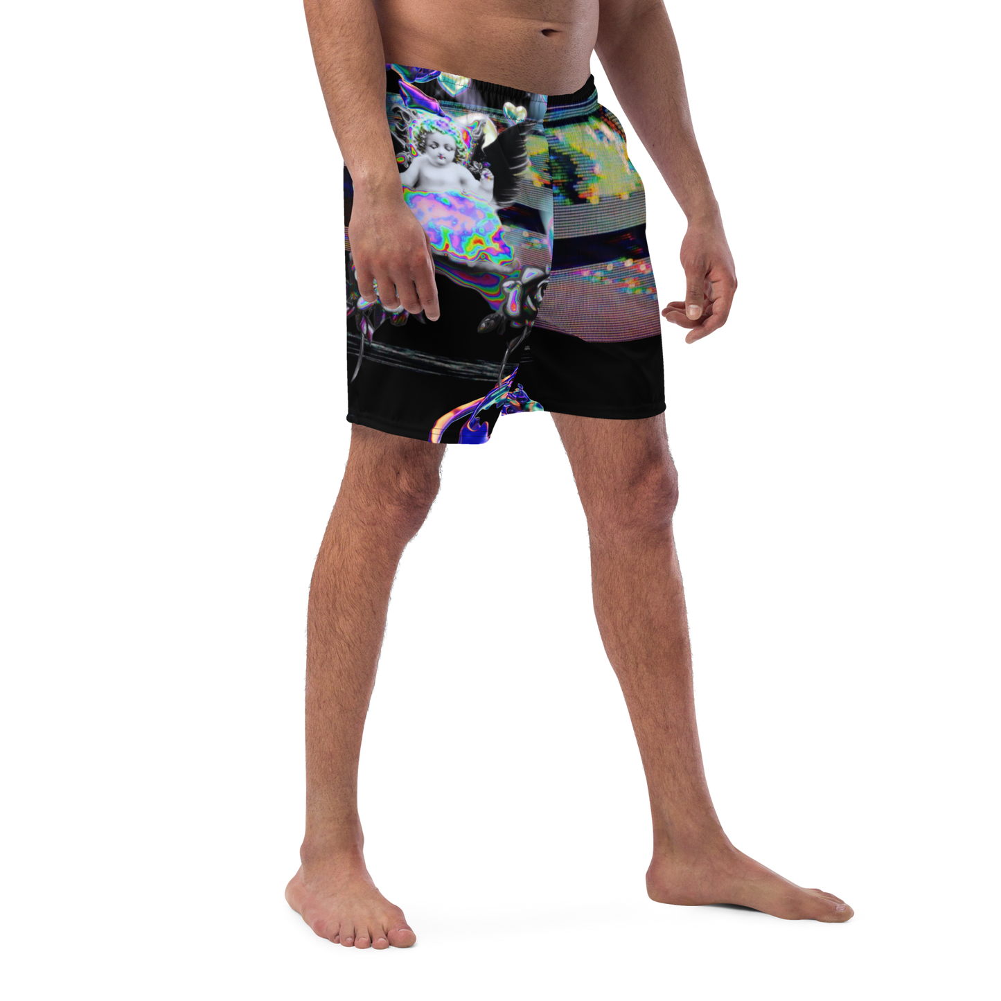 Wicked Games Neon Eros Men's Swim Trunks