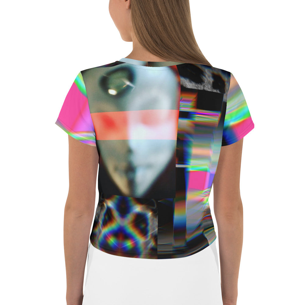 Obsidian Jaguar Crop Top