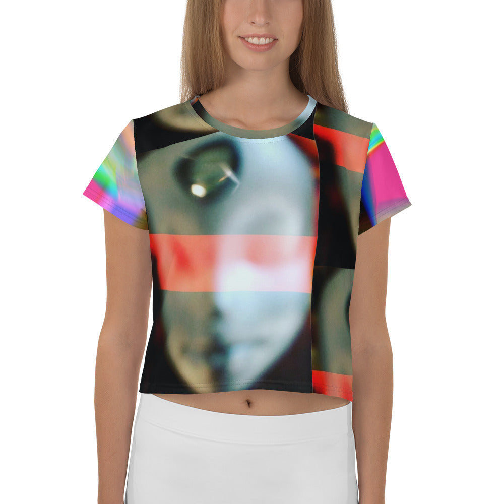 Obsidian Jaguar Crop Top