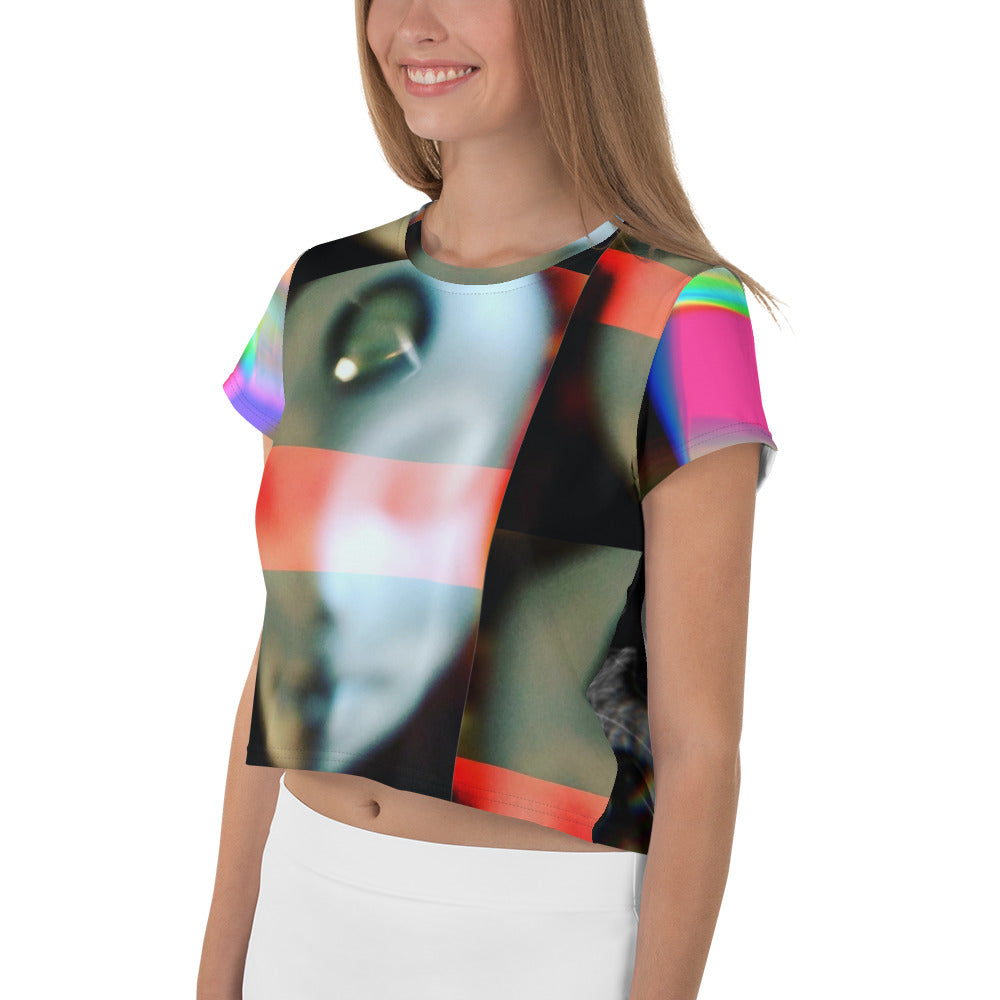 Obsidian Jaguar Crop Top