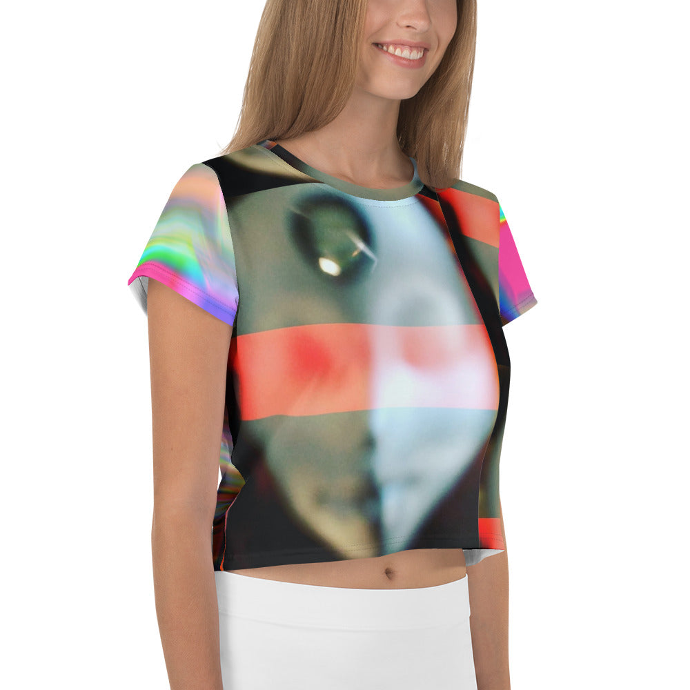 Obsidian Jaguar Crop Top