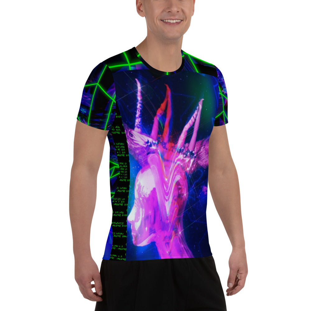Machine Dream All-Over Print Men's Athletic T-shirt