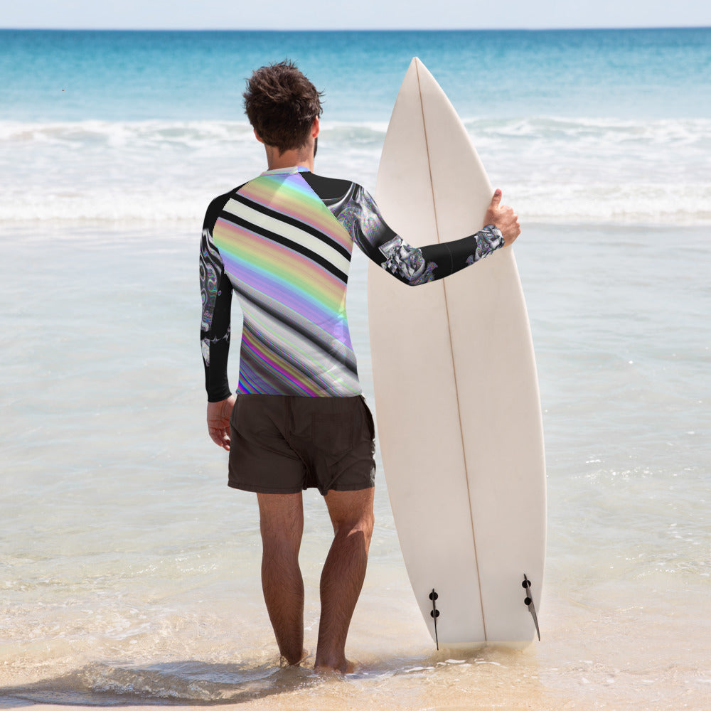 Noir & Boujee Men's Rash Guard
