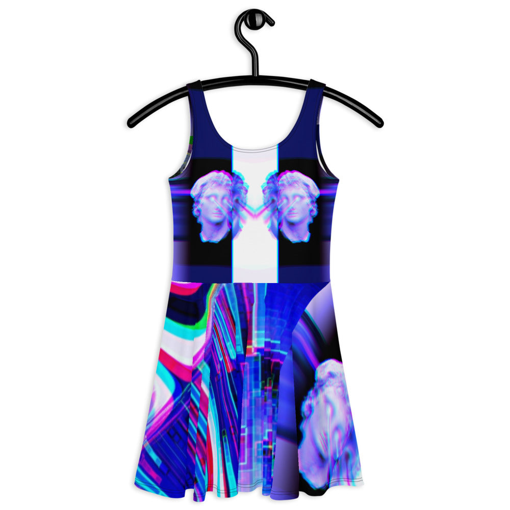 Deja vu David Skater Dress