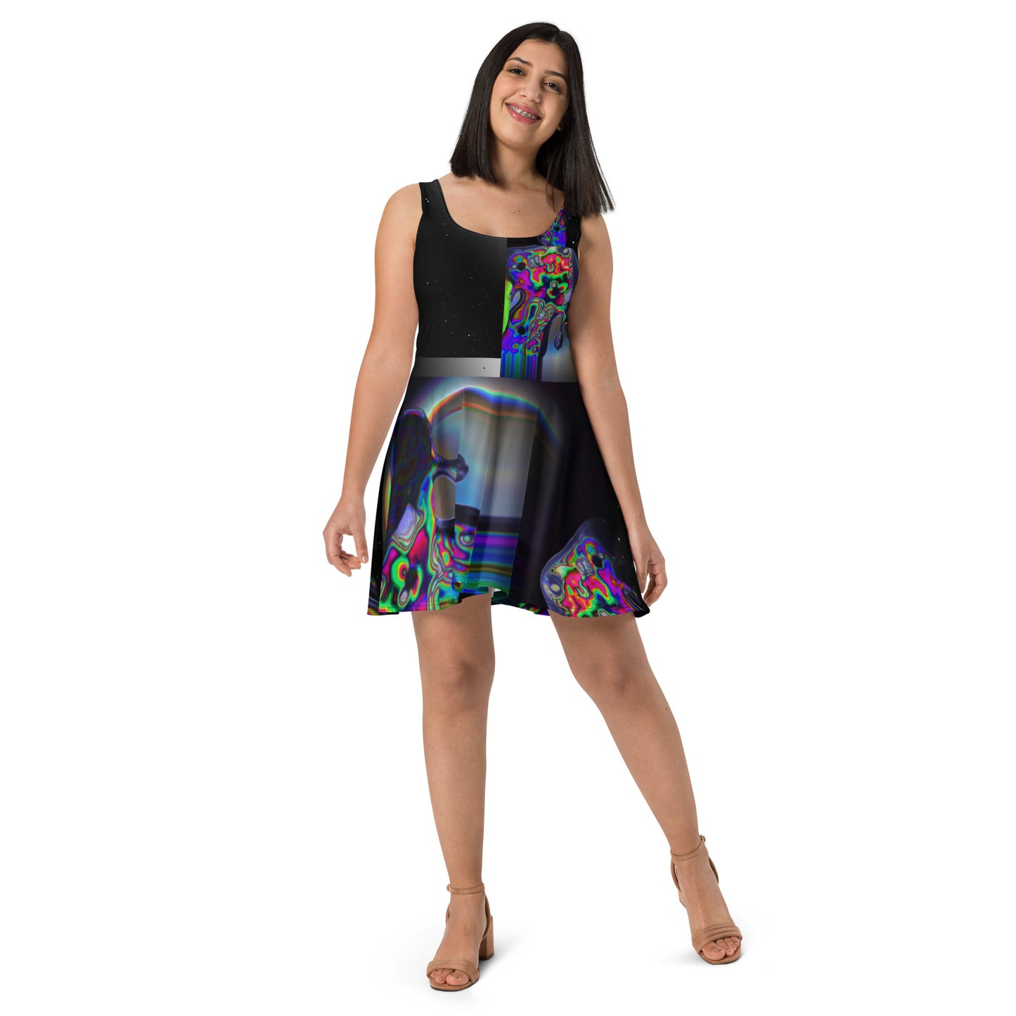 Mushroom Skater Dress