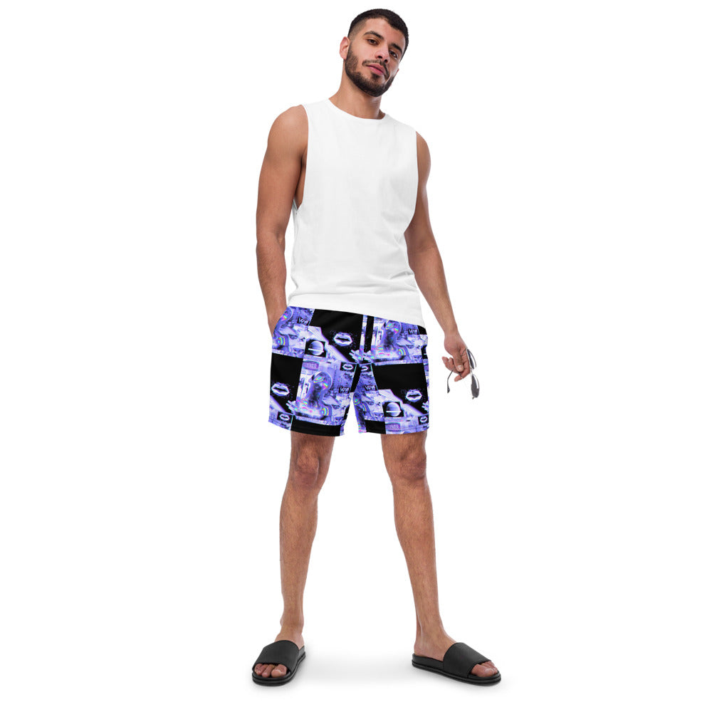 Love in the Metaverse Men's Swim Trunks