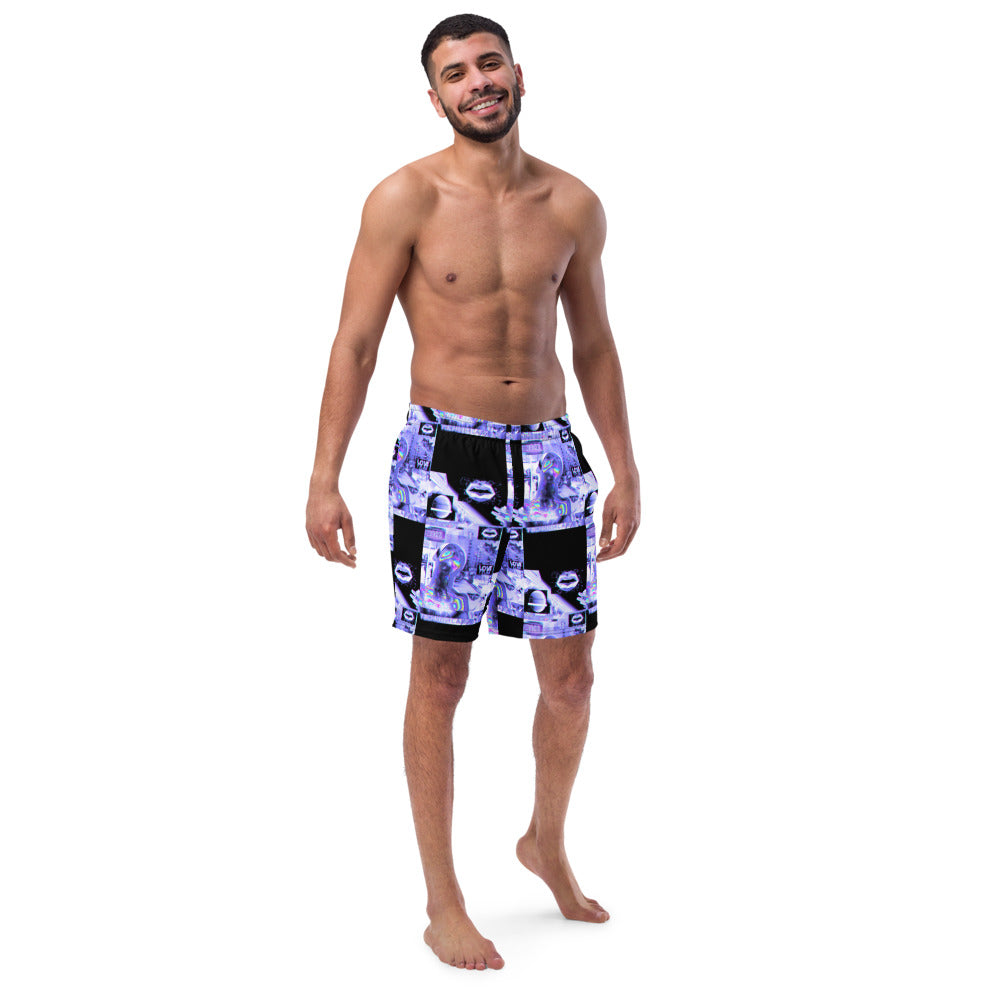 Love in the Metaverse Men's Swim Trunks