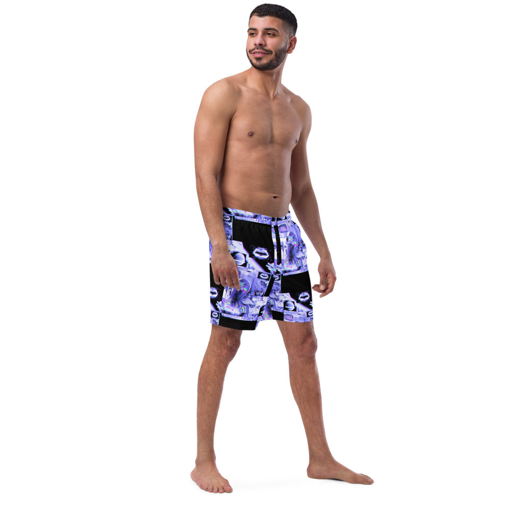 Love in the Metaverse Men's Swim Trunks