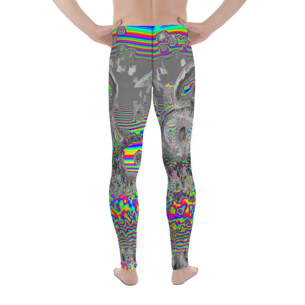Space Donuts Glitch Psychedelic Meggings