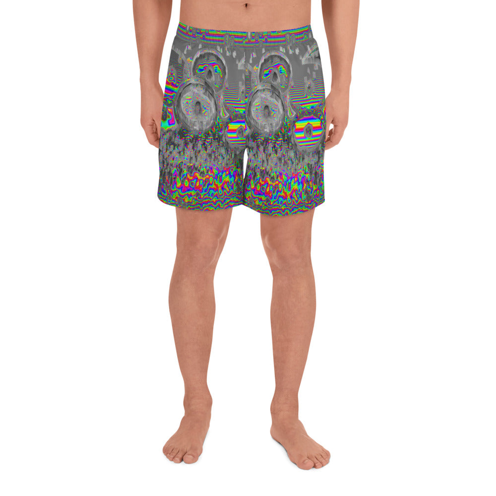 Space Donuts Men's Athletic Long Shorts