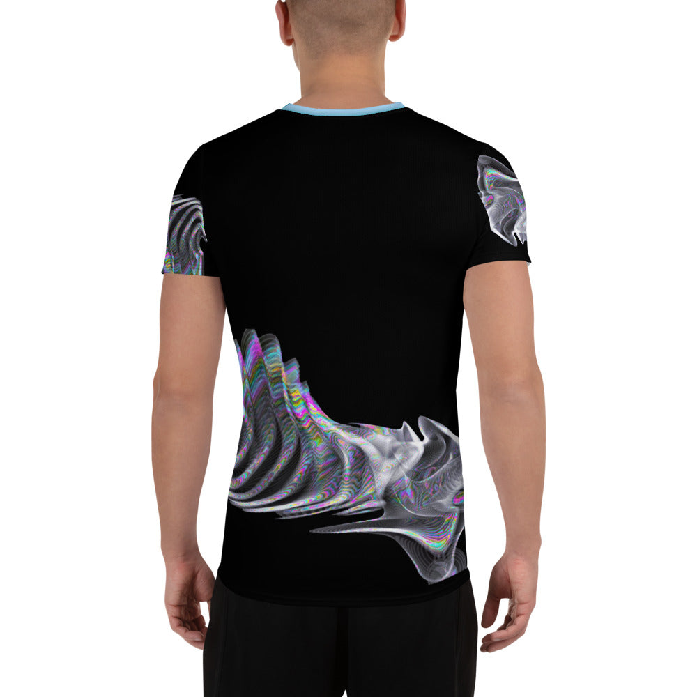 Cosmic Microwave Dream All-Over Print Men's Athletic T-shirt