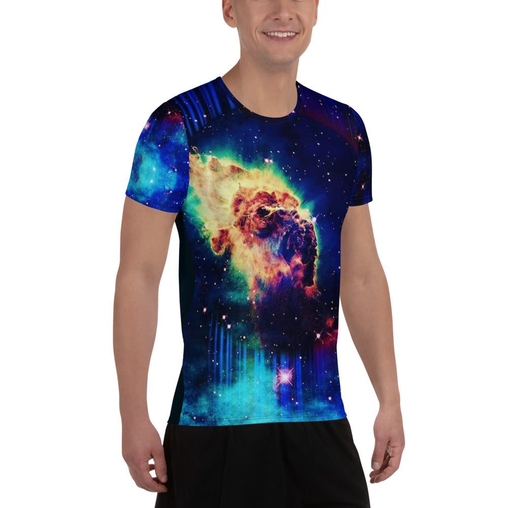 Cosmic Calibration All-Over Print Men's Athletic T-shirt