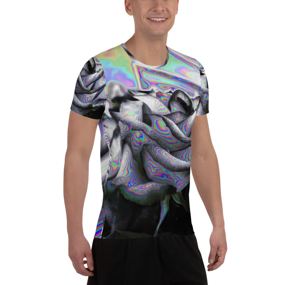 Noir & Boujee All-Over Print Men's Athletic T-shirt