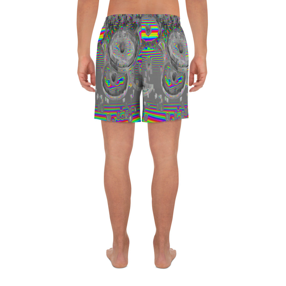 Space Donuts Men's Athletic Long Shorts
