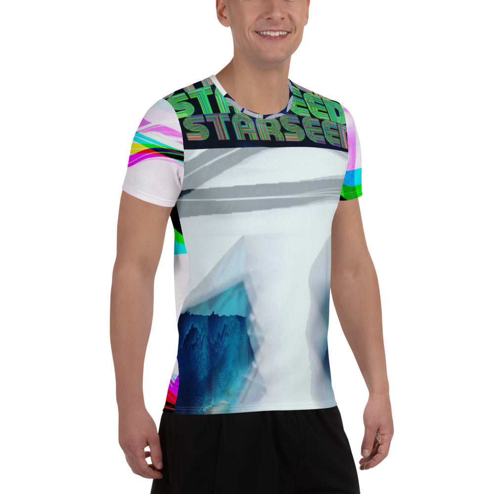 Quantum Starseed All-Over Print Men's Athletic T-shirt