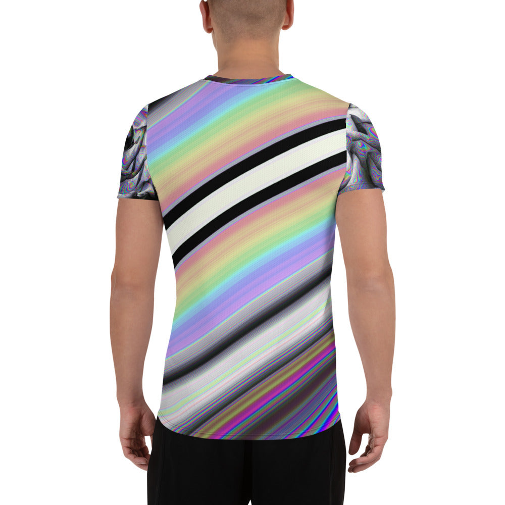 Noir & Boujee All-Over Print Men's Athletic T-shirt
