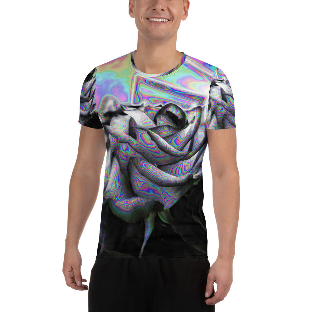 Noir & Boujee All-Over Print Men's Athletic T-shirt
