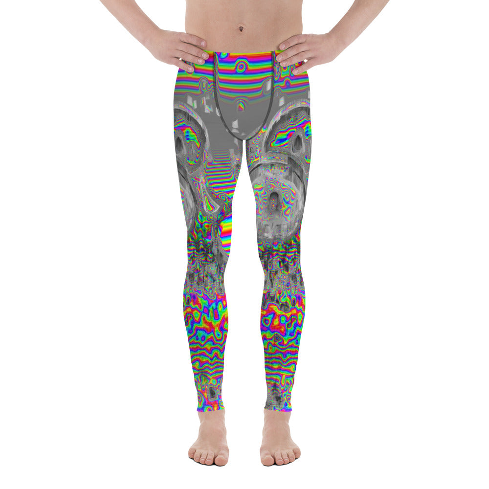 Space Donuts Glitch Psychedelic Meggings – TechNoirCandy