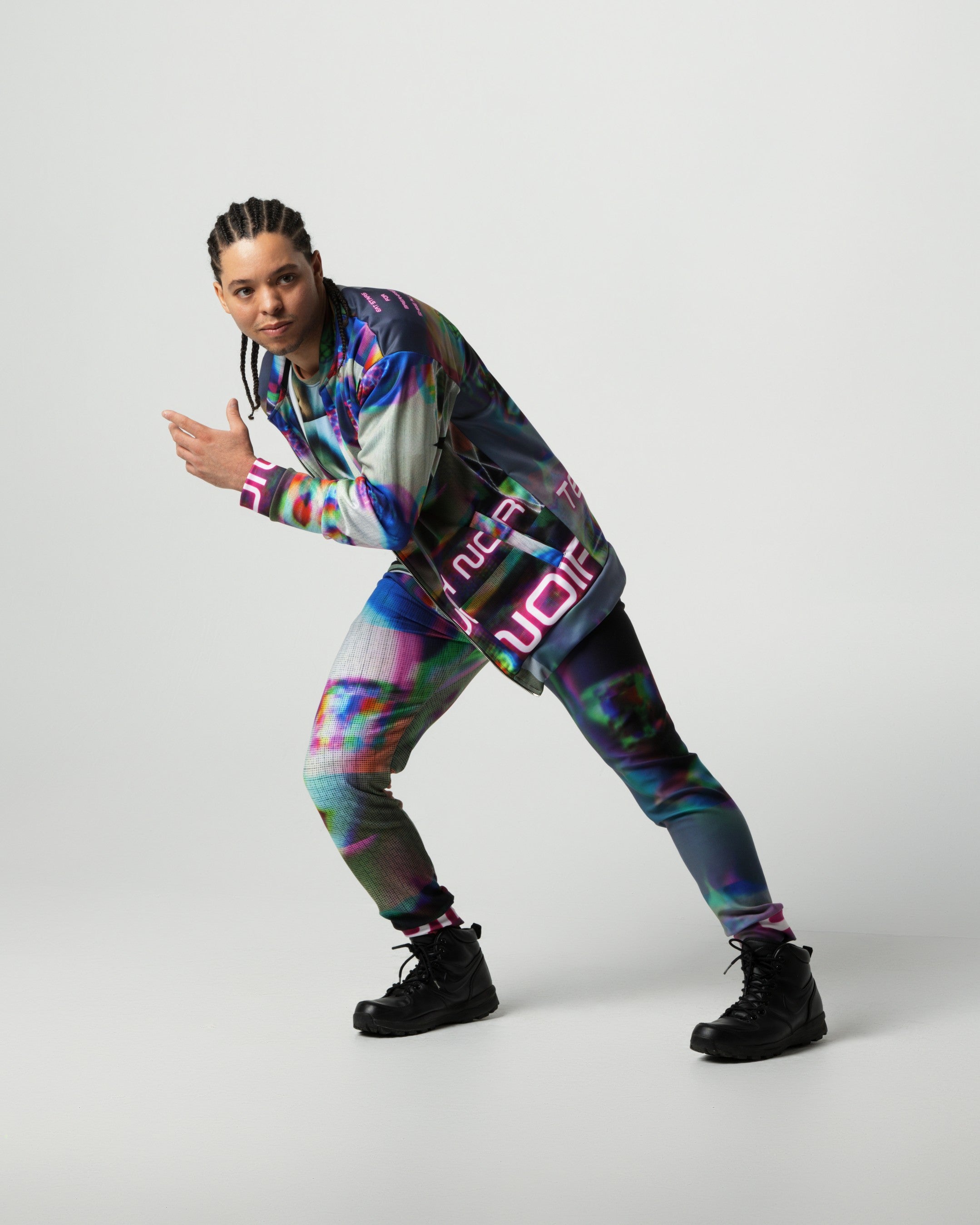 Diamond Age Cyborg Neon Joggers