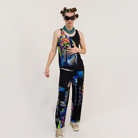 MUSHROOM Wide-leg pants